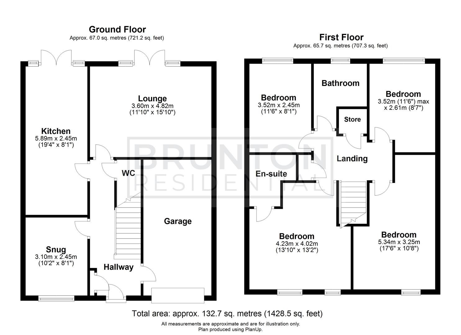 4 bed detached house for sale in Comma Close, Great Park - Property Floorplan
