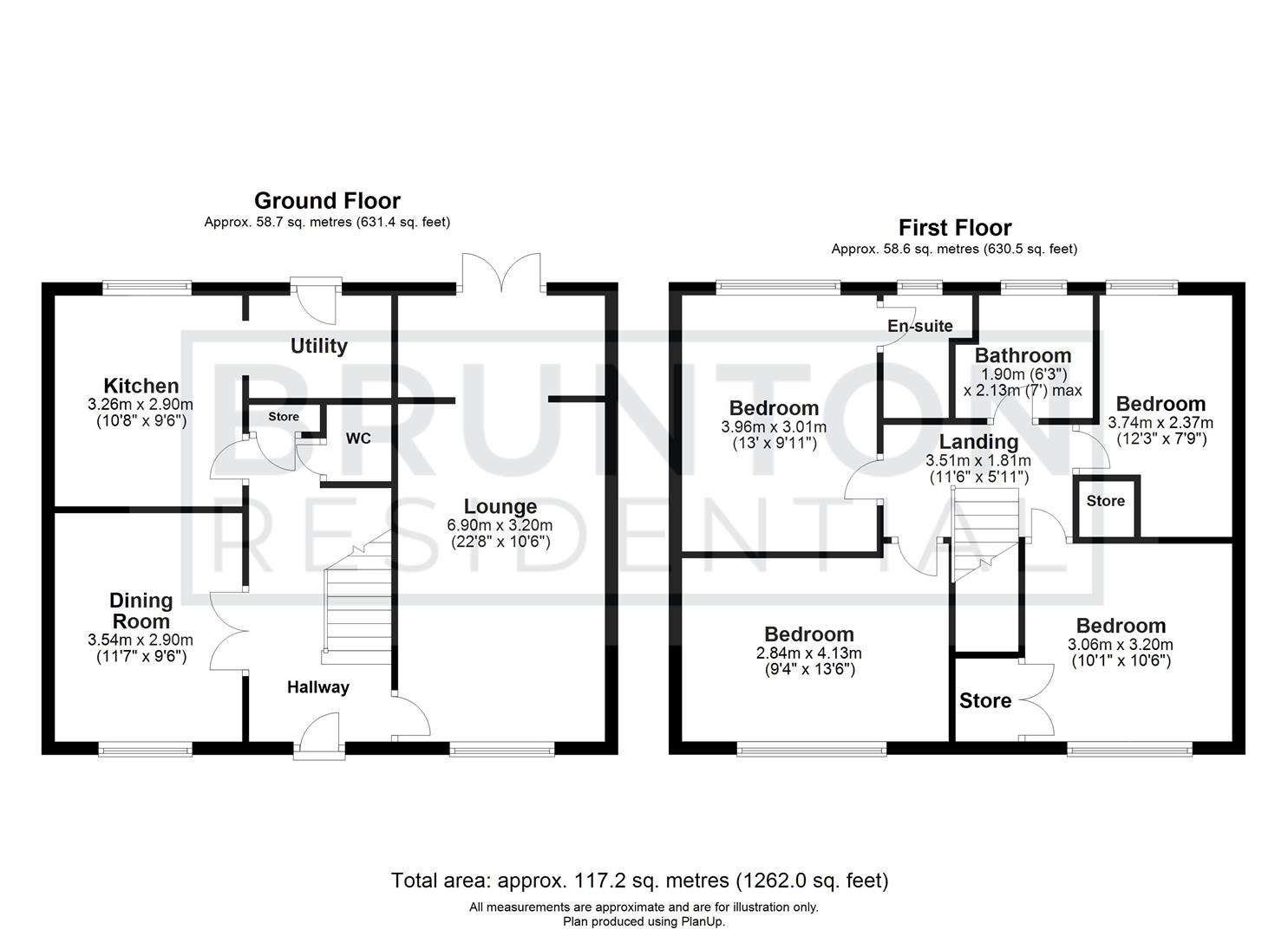 4 bed detached house for sale in Chipchase Mews, Great Park - Property Floorplan
