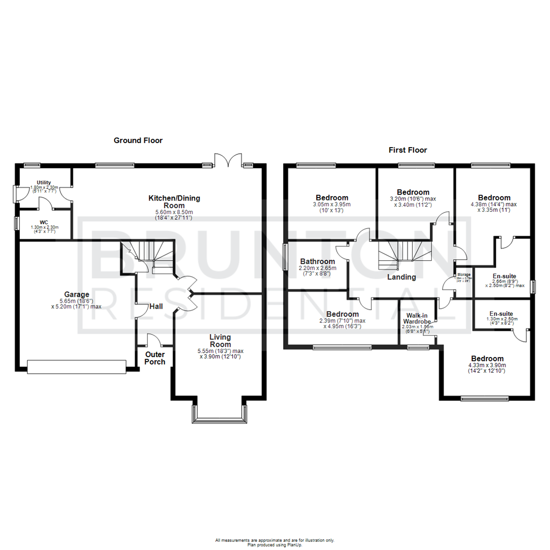 5 bed detached house for sale in Dataller Drive, Havannah Park - Property Floorplan
