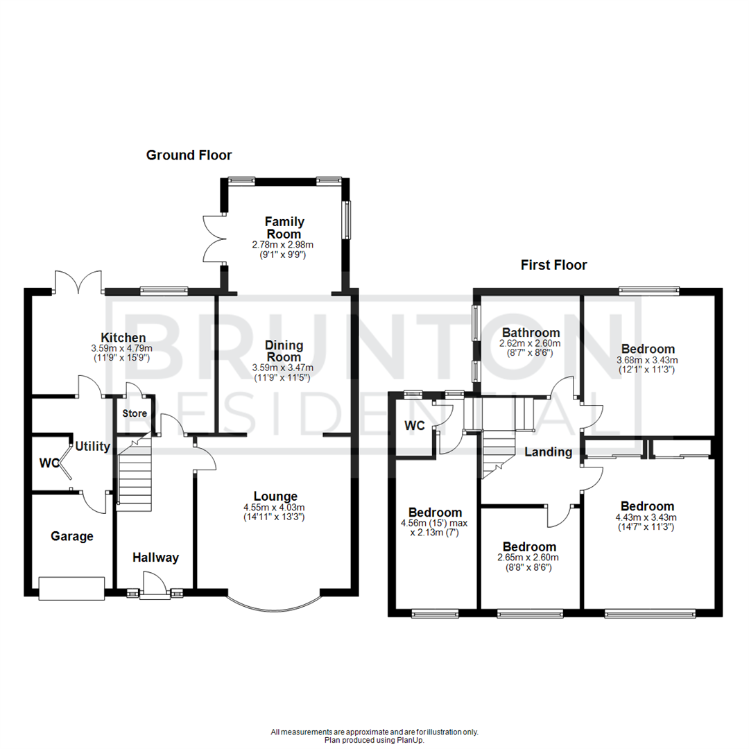 4 bed semi-detached house for sale in Cranwell Drive, Wideopen - Property Floorplan
