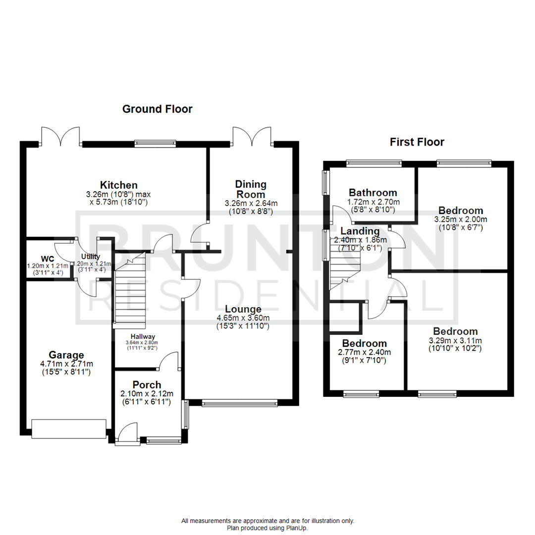 3 bed semi-detached house for sale in Abingdon Court, Kingston Park - Property Floorplan