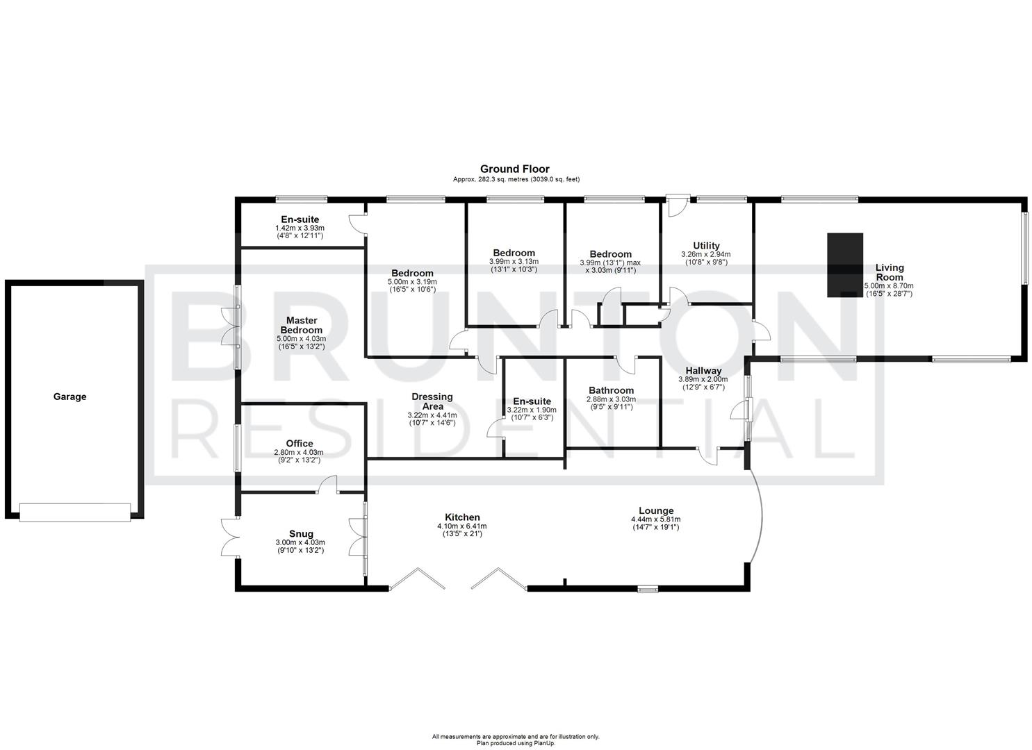 4 bed detached bungalow for sale in Errington Road, Ponteland - Property Floorplan