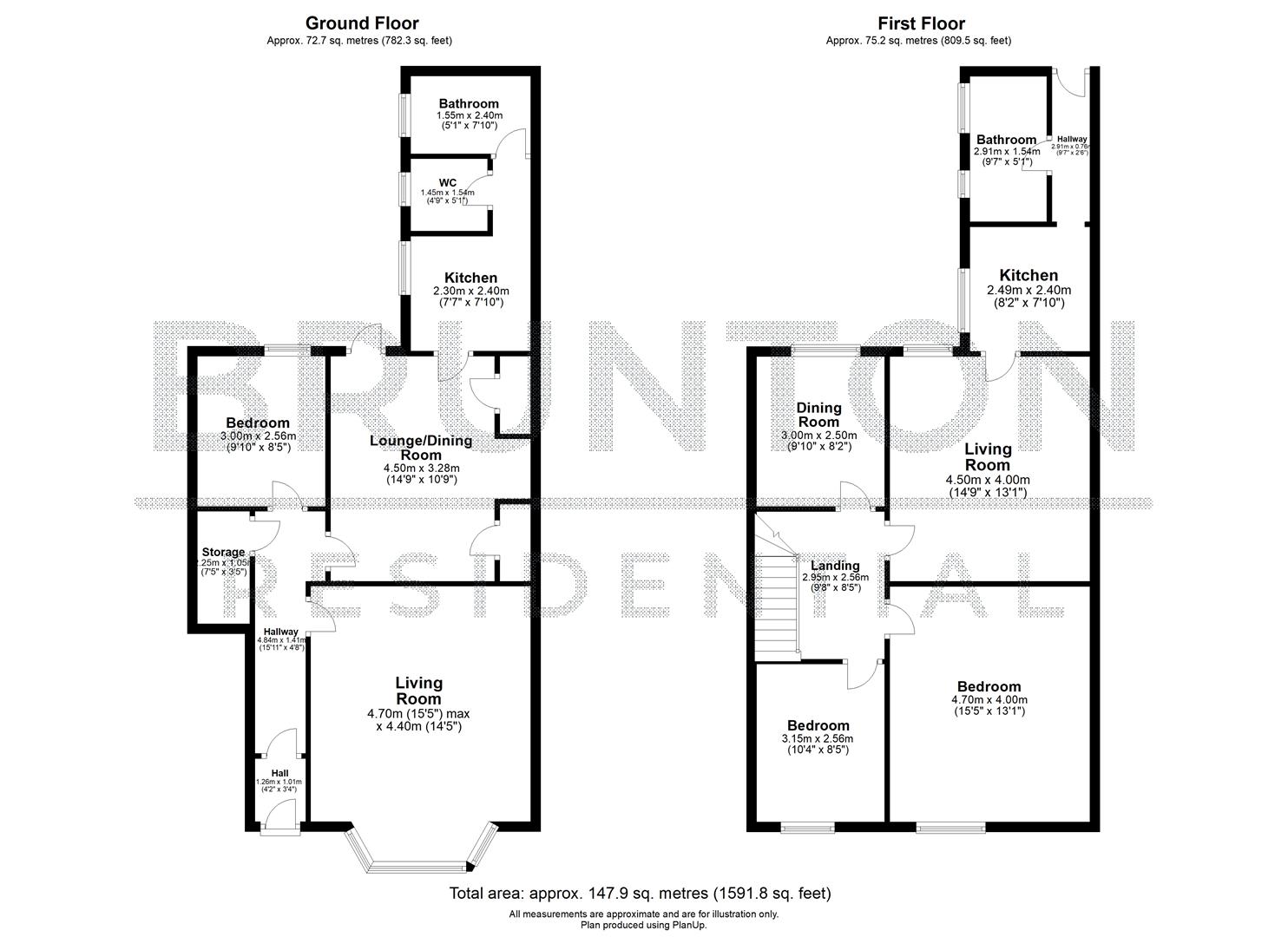 5 bed flat for sale in Beaumont Terrace, Gosforth - Property Floorplan