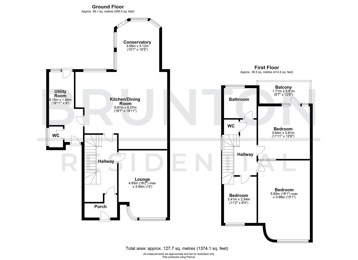 3 bed semi-detached house for sale in Polwarth Road, Newcastle Upon Tyne - Property Floorplan