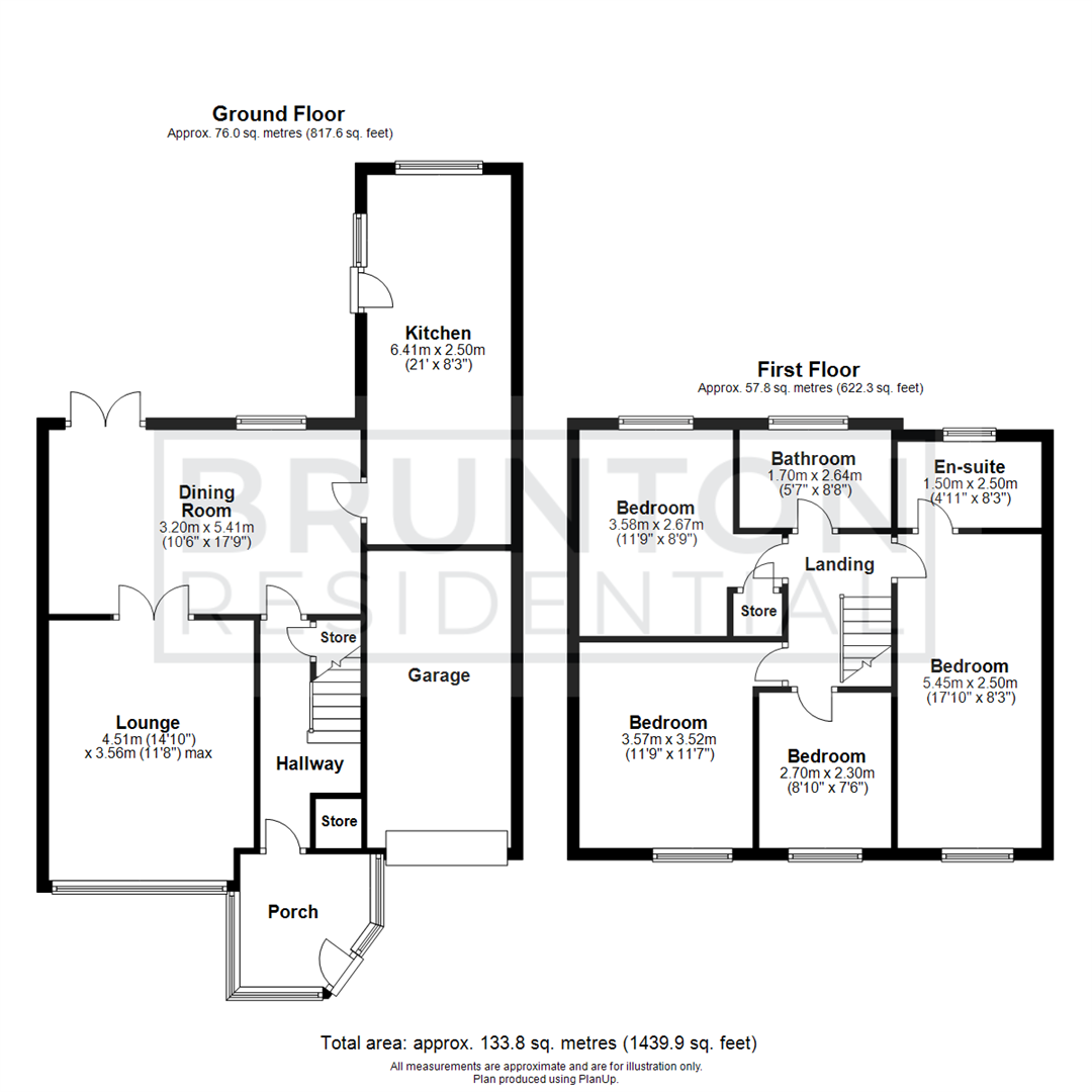 4 bed semi-detached house for sale in Harthope, Morpeth - Property Floorplan