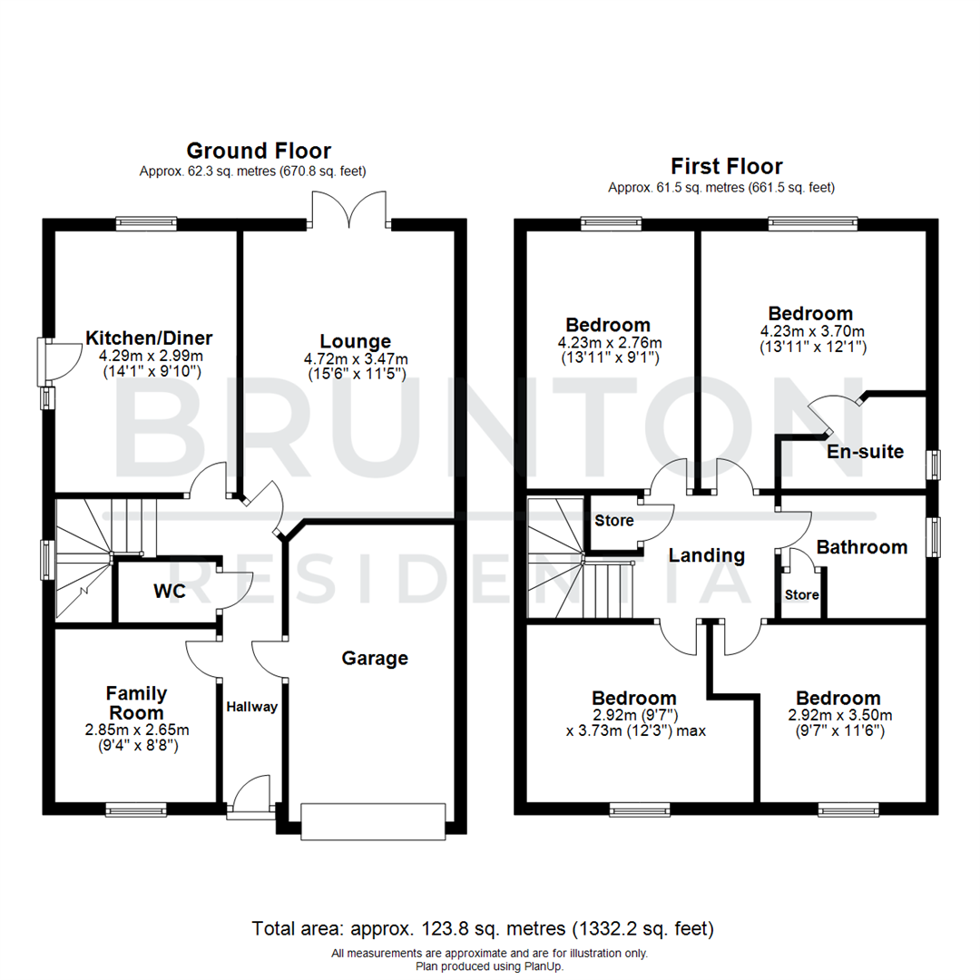 4 bed detached house for sale in Hutchinson Court, Newcastle Upon Tyne - Property Floorplan