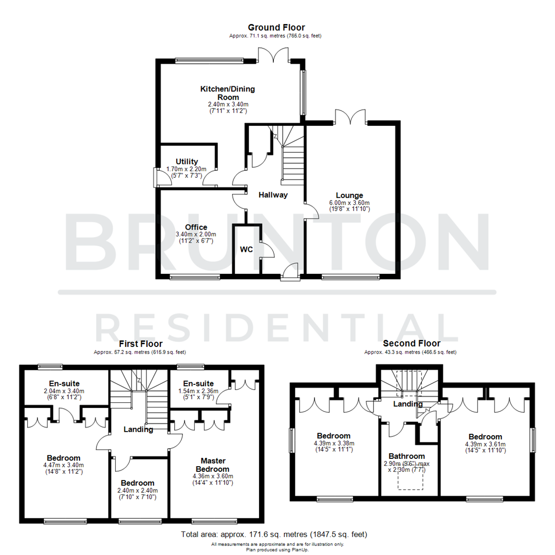 5 bed detached house for sale in Brackenpeth Mews, Newcastle Upon Tyne - Property Floorplan