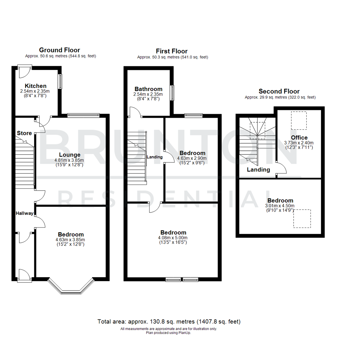 5 bed terraced house for sale in Warwick Street, Heaton - Property Floorplan