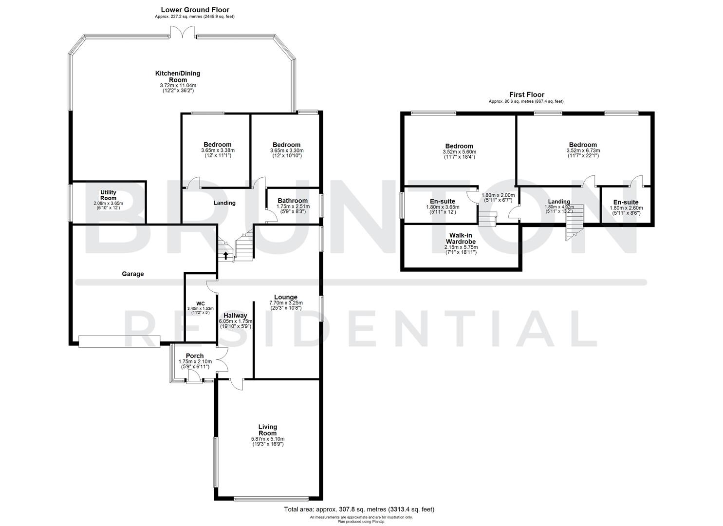 4 bed detached house for sale in Edge Hill, Ponteland - Property Floorplan