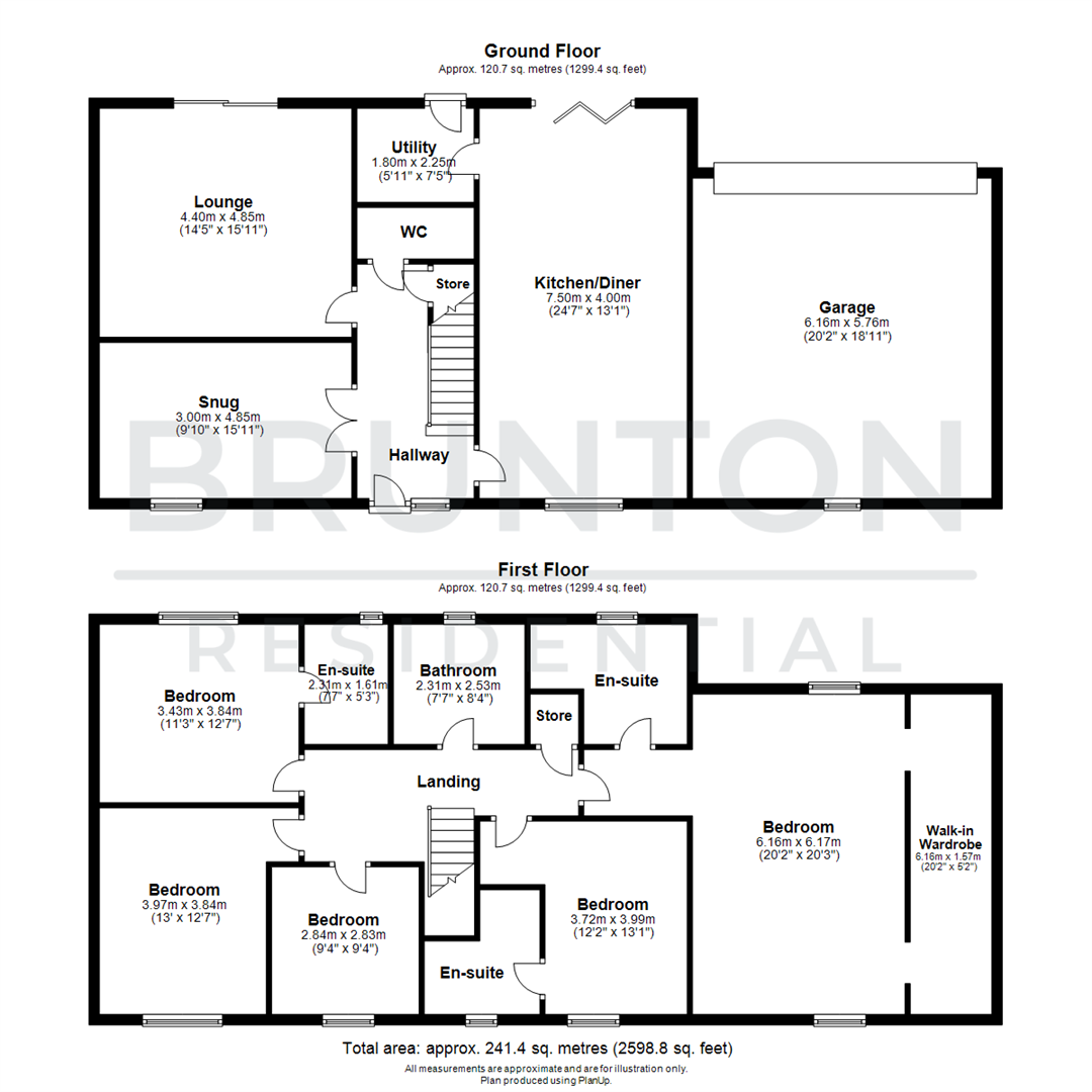 5 bed detached house for sale in Beamish Way, Morpeth - Property Floorplan