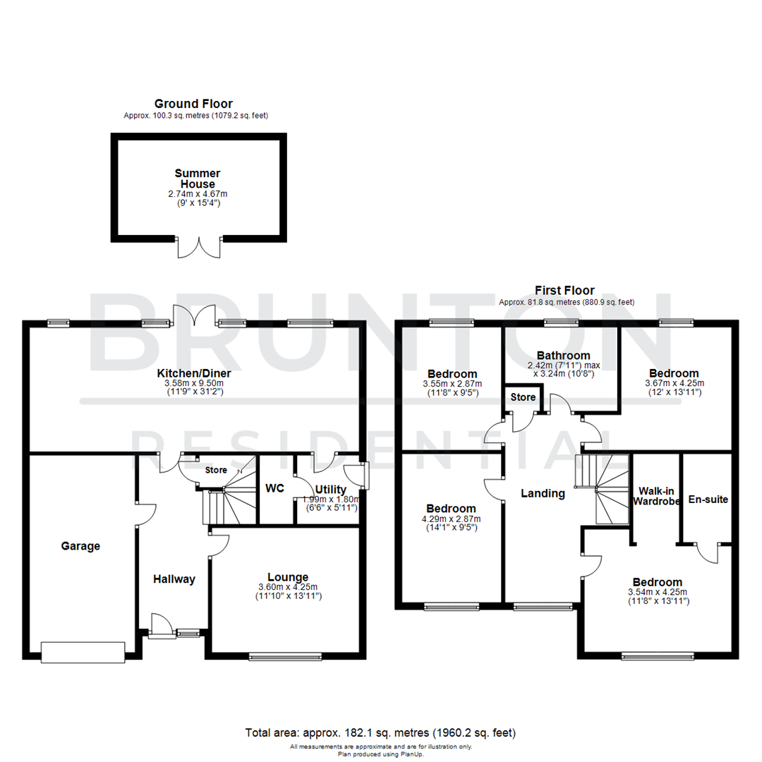 4 bed detached house for sale in Holly Way, Morpeth - Property Floorplan