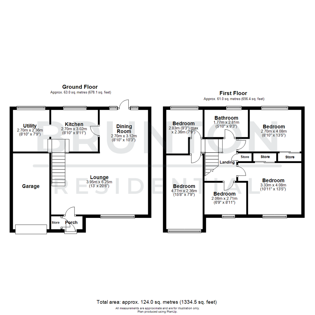 5 bed semi-detached house for sale in Simon Place, Wideopen - Property Floorplan