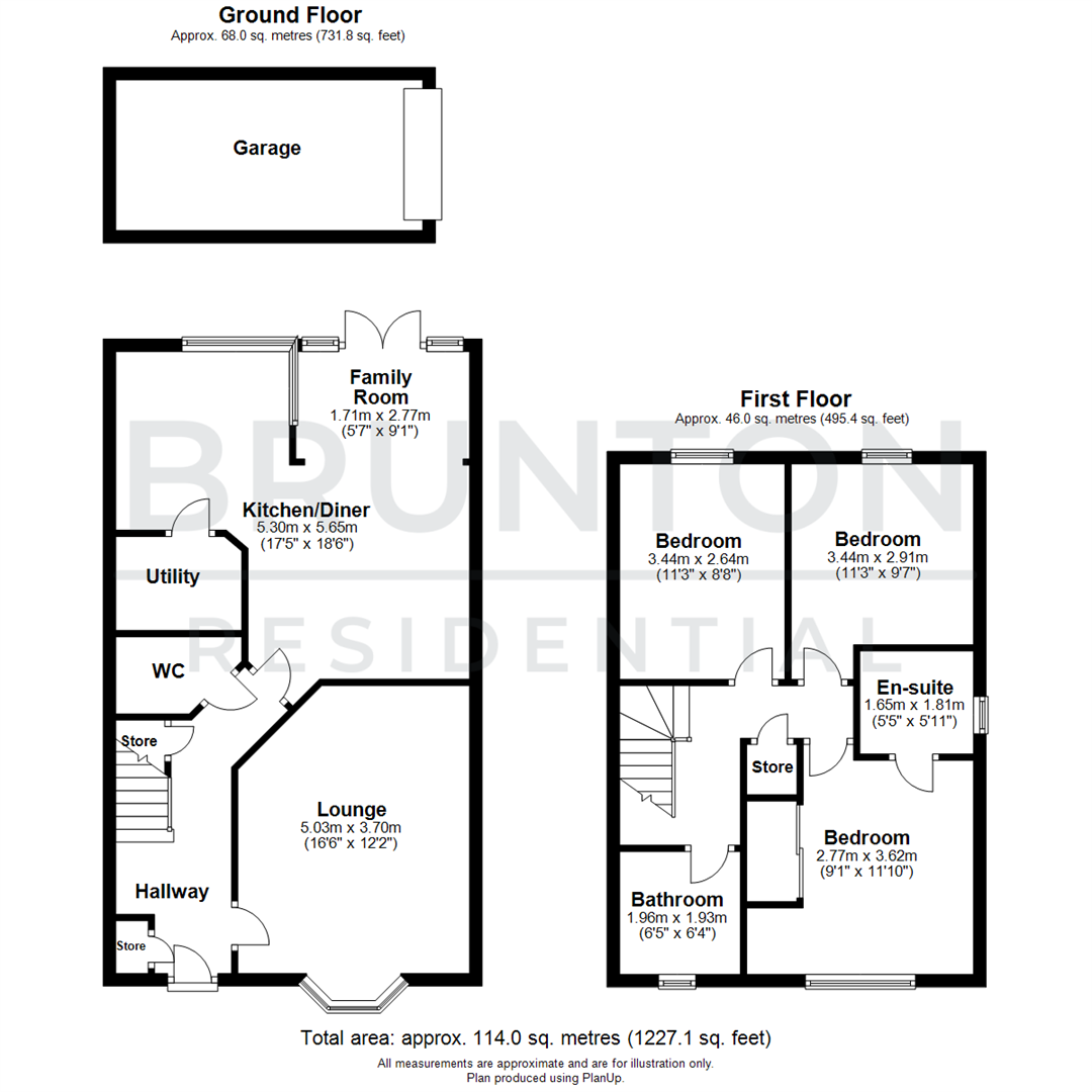 3 bed detached house for sale in Beaumont Court, Morpeth - Property Floorplan