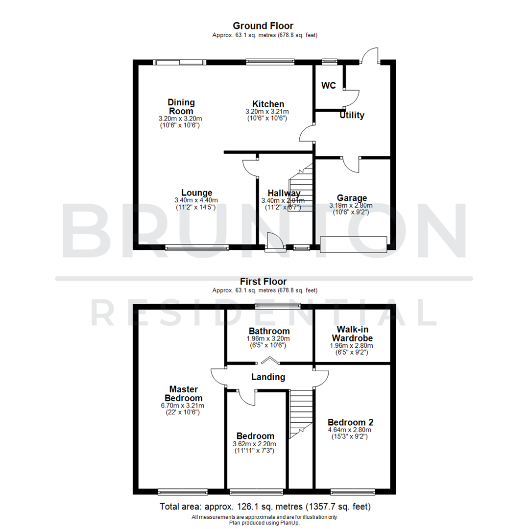 3 bed terraced house for sale in Beechlea, Stannington - Property Floorplan