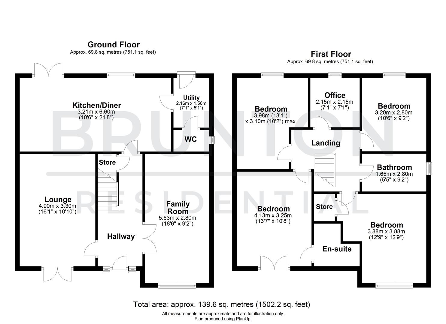 4 bed detached house for sale in Bridget Gardens, Great Park - Property Floorplan