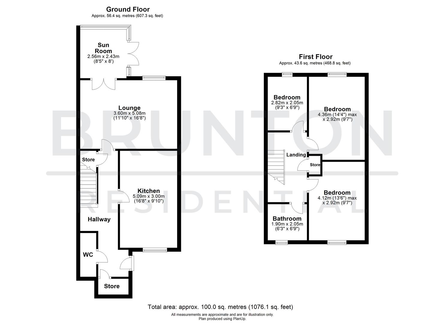 3 bed mews house for sale in Waterside, Morpeth - Property Floorplan