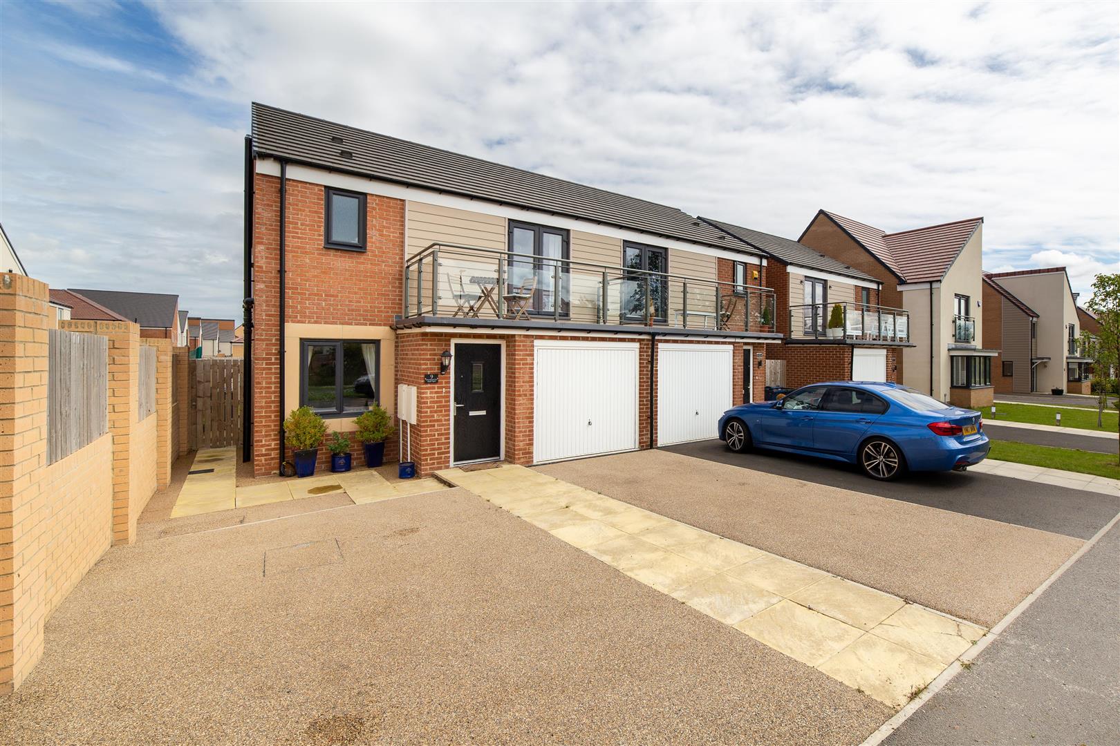 3 bed semi-detached house for sale in Elmwood Park Grove, Great Park  - Property Image 1