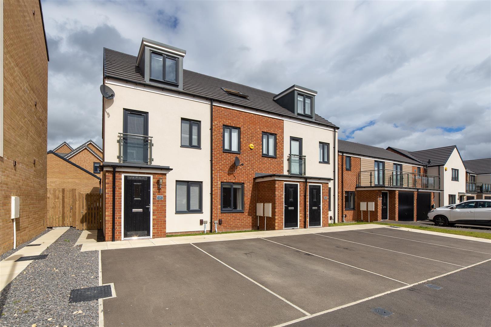 3 bed town house for sale in Orangetip Gardens, Newcastle Upon Tyne  - Property Image 1