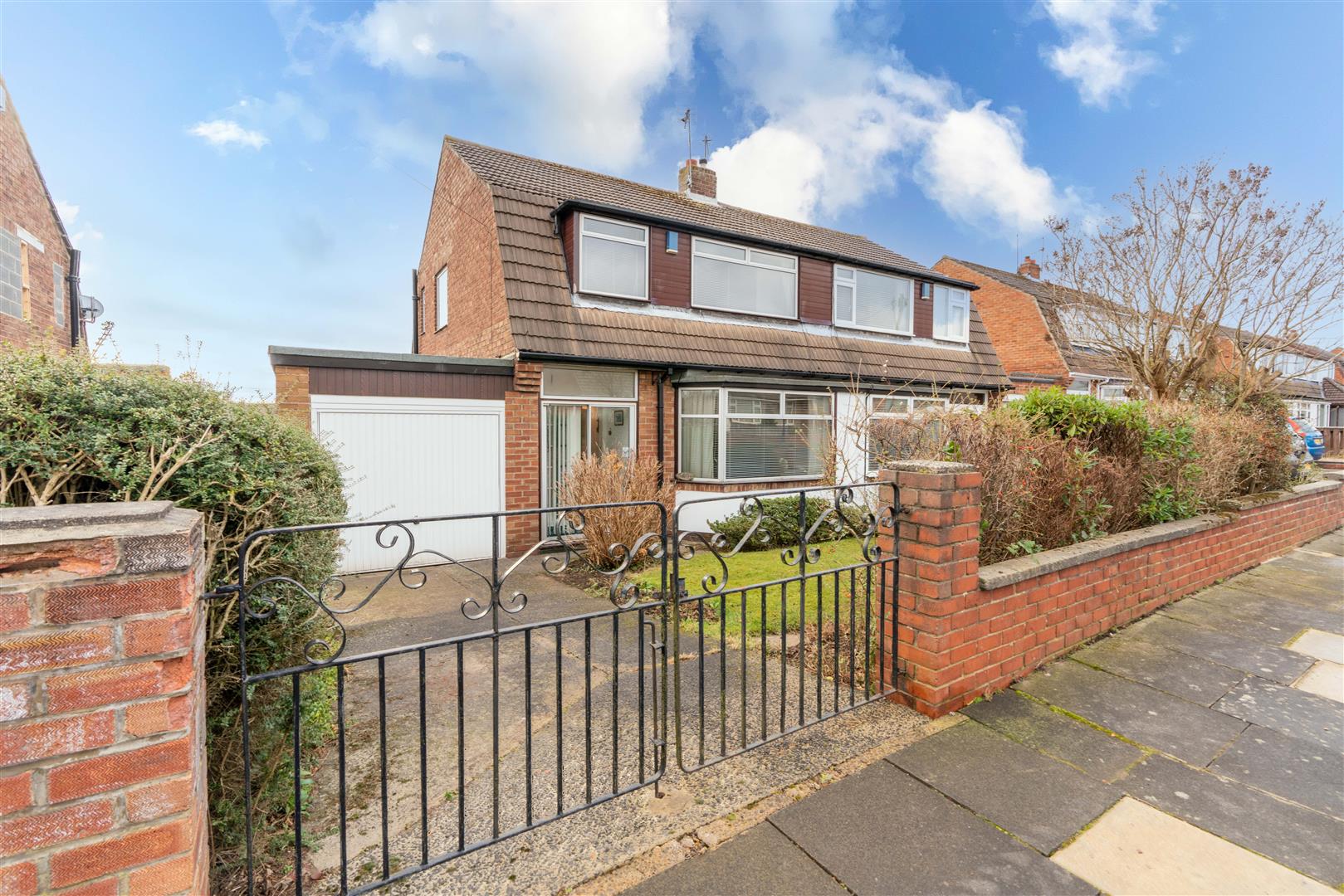 3 bed semi-detached house for sale in Caldwell Road, Red House Farm, NE3 