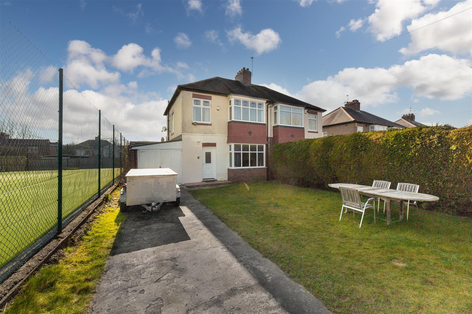 3 bed semi-detached house for sale in Rosewood Avenue, Newcastle Upon Tyne  - Property Image 1