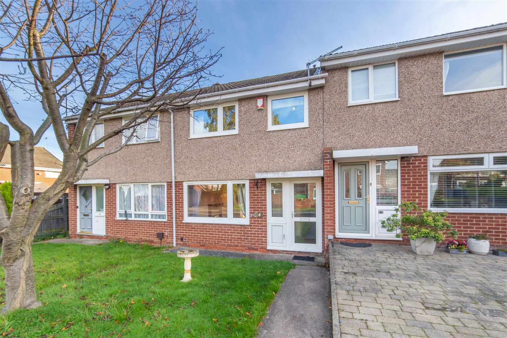 3 bed terraced house for sale in Englefield Close, Kingston Park, NE3 