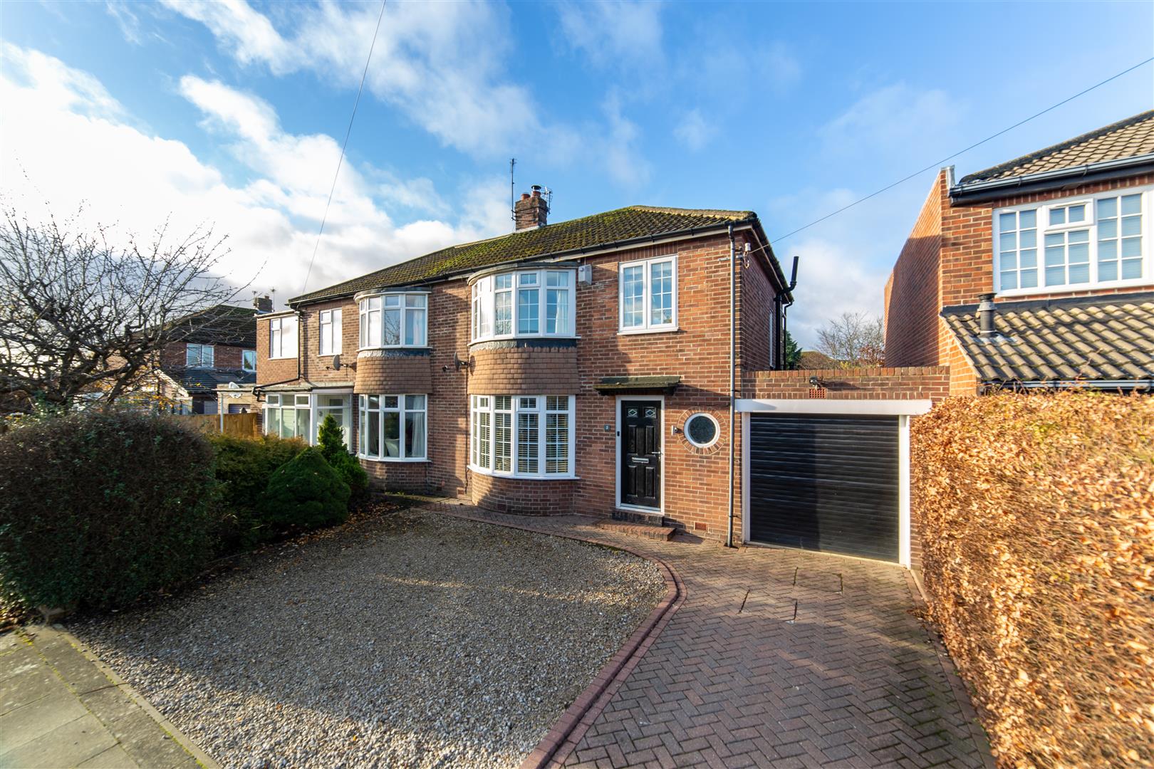 3 bed semi-detached house for sale in Beverley Close, Brunton Park  - Property Image 1