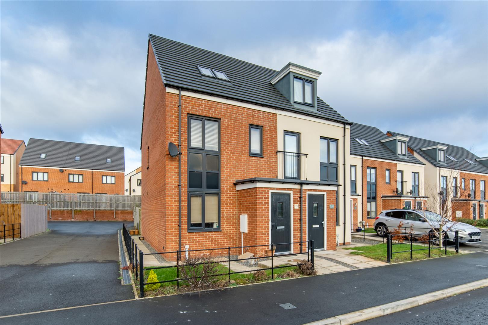 3 bed semi-detached house for sale in Elmwood Park Mews, Newcastle Upon Tyne  - Property Image 1