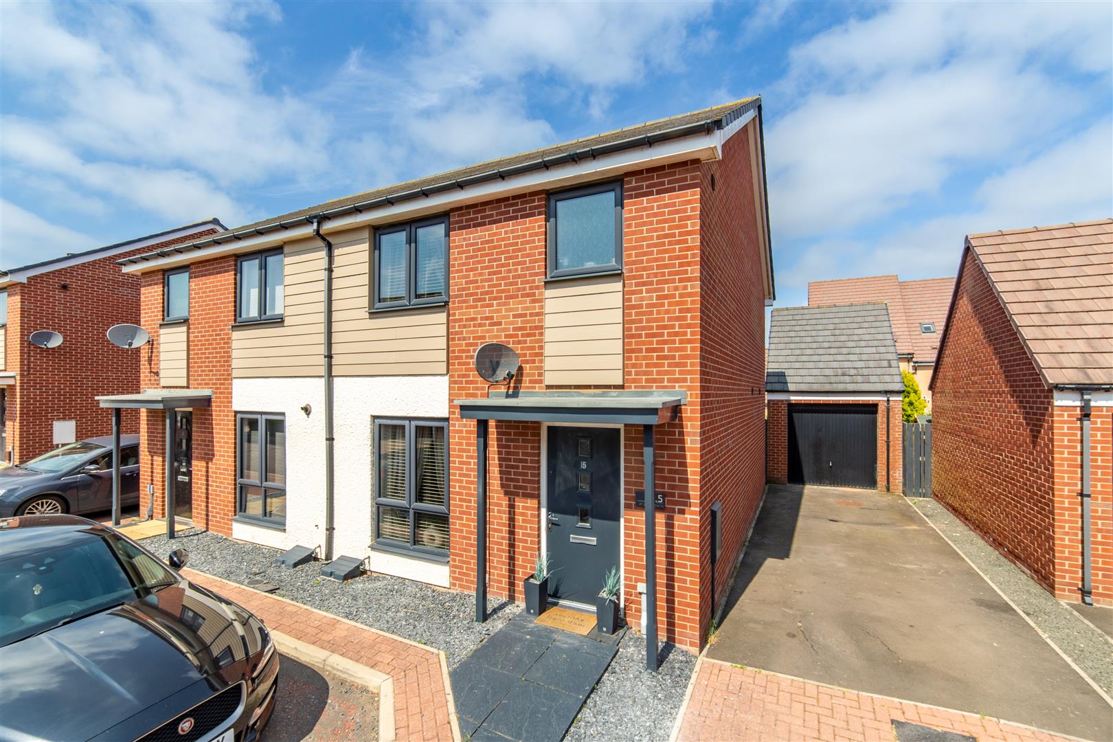 3 bed semi-detached house for sale in Bridget Gardens, Great Park  - Property Image 1
