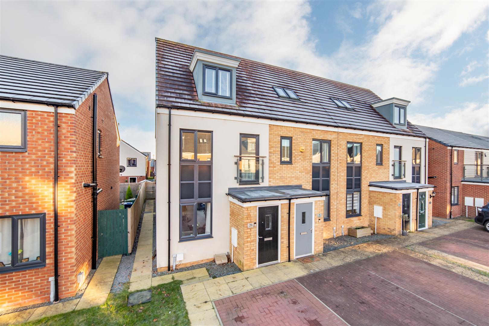3 bed end of terrace house for sale in Greville Gardens, Great Park, NE13