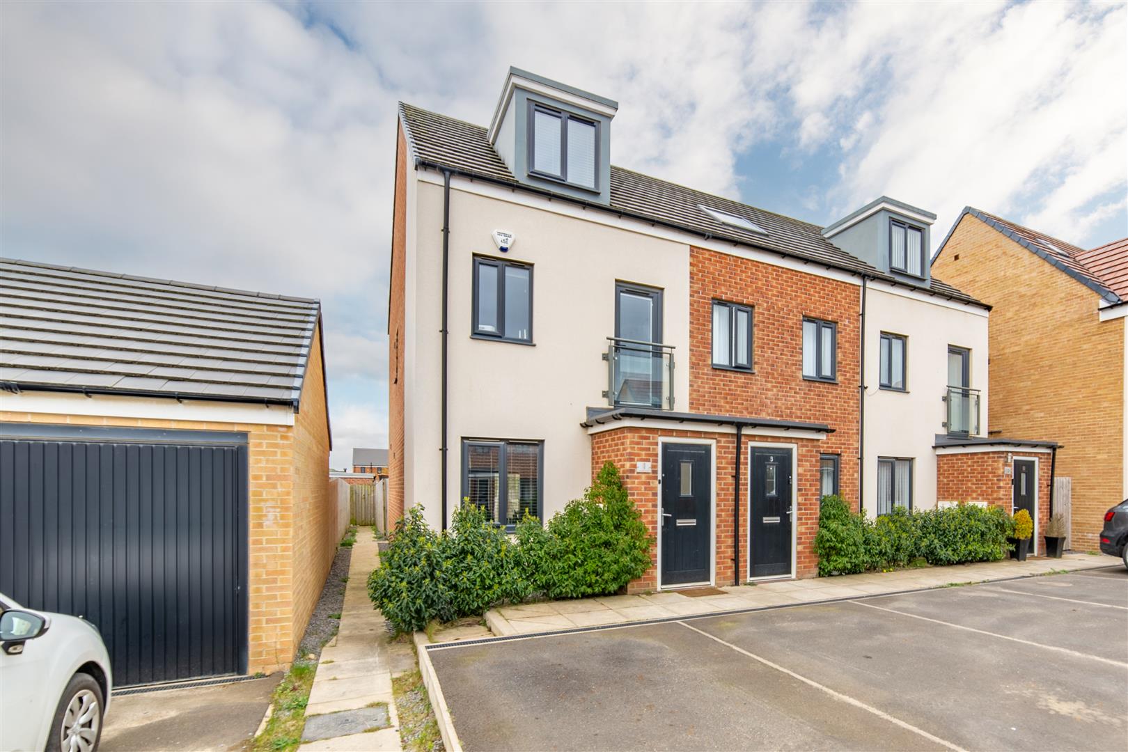 3 bed town house for sale in Orangetip Gardens, Newcastle Upon Tyne, NE13