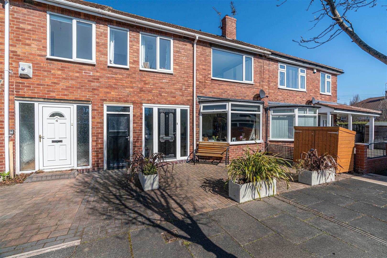 3 bed terraced house for sale in Grasmere Place, Gosforth, NE3 