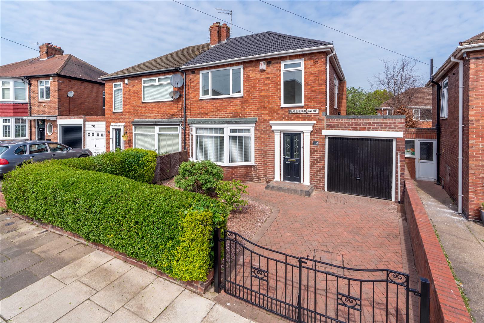 3 bed semi-detached house for sale in Marlborough Avenue, Gosforth  - Property Image 1