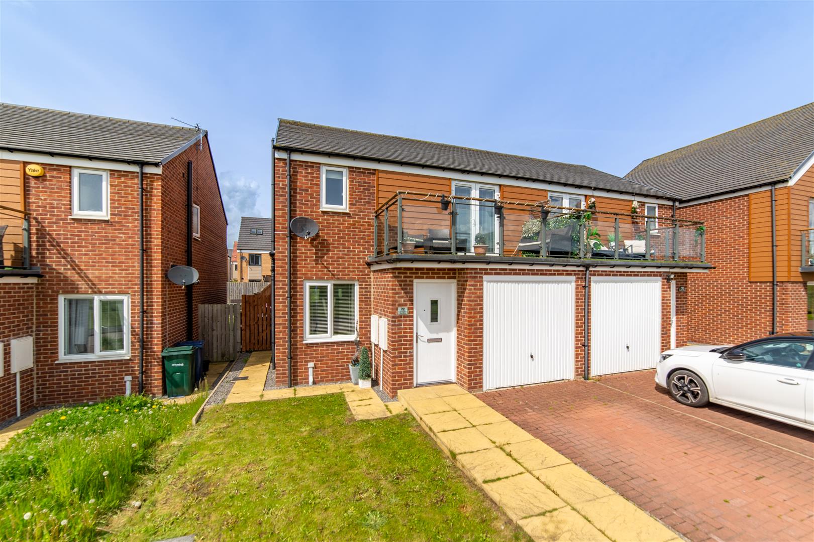 3 bed semi-detached house for sale in Bridget Gardens, Newcastle Upon Tyne  - Property Image 1
