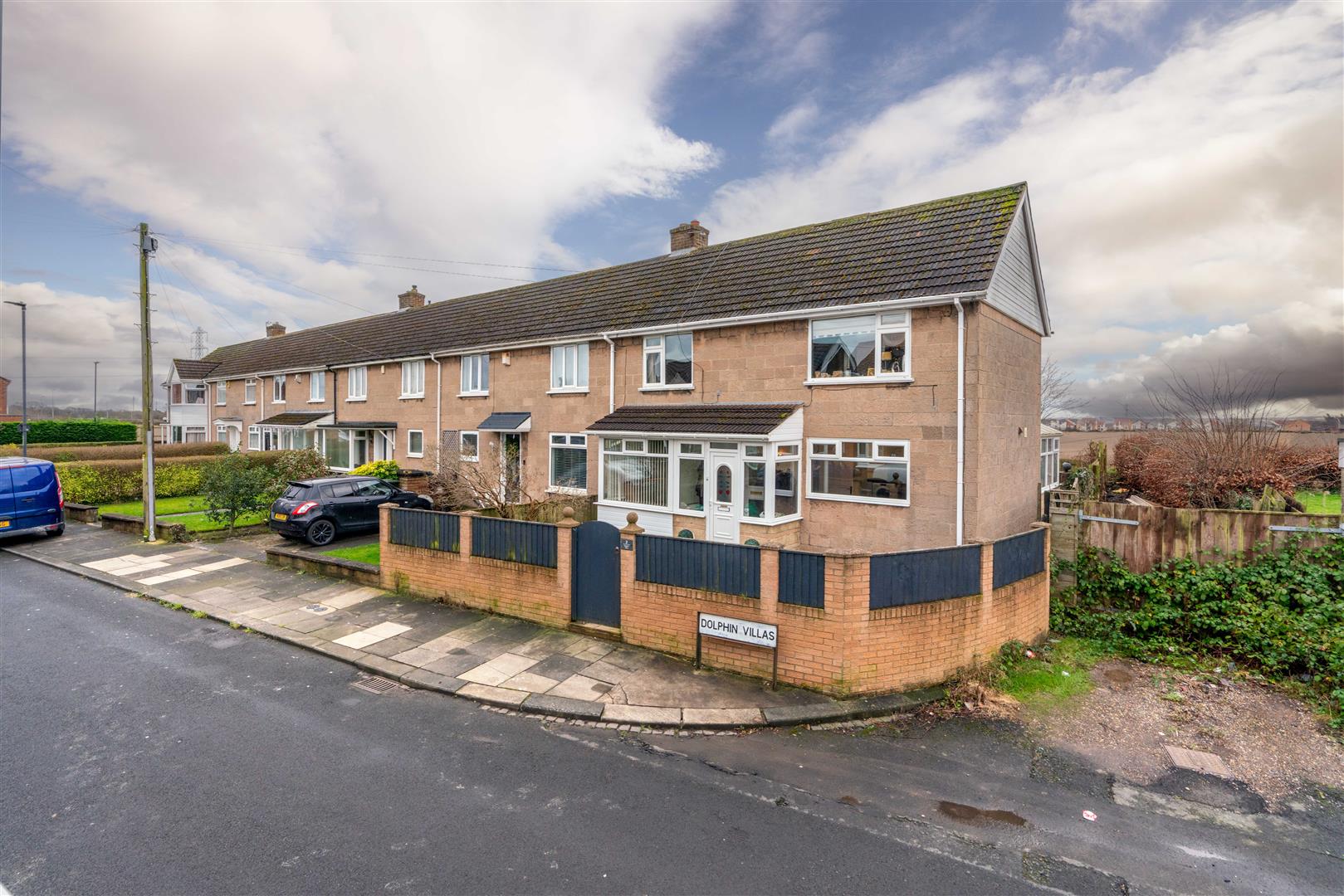 3 bed end of terrace house for sale in Dolphin Villas, Hazlerigg, NE13