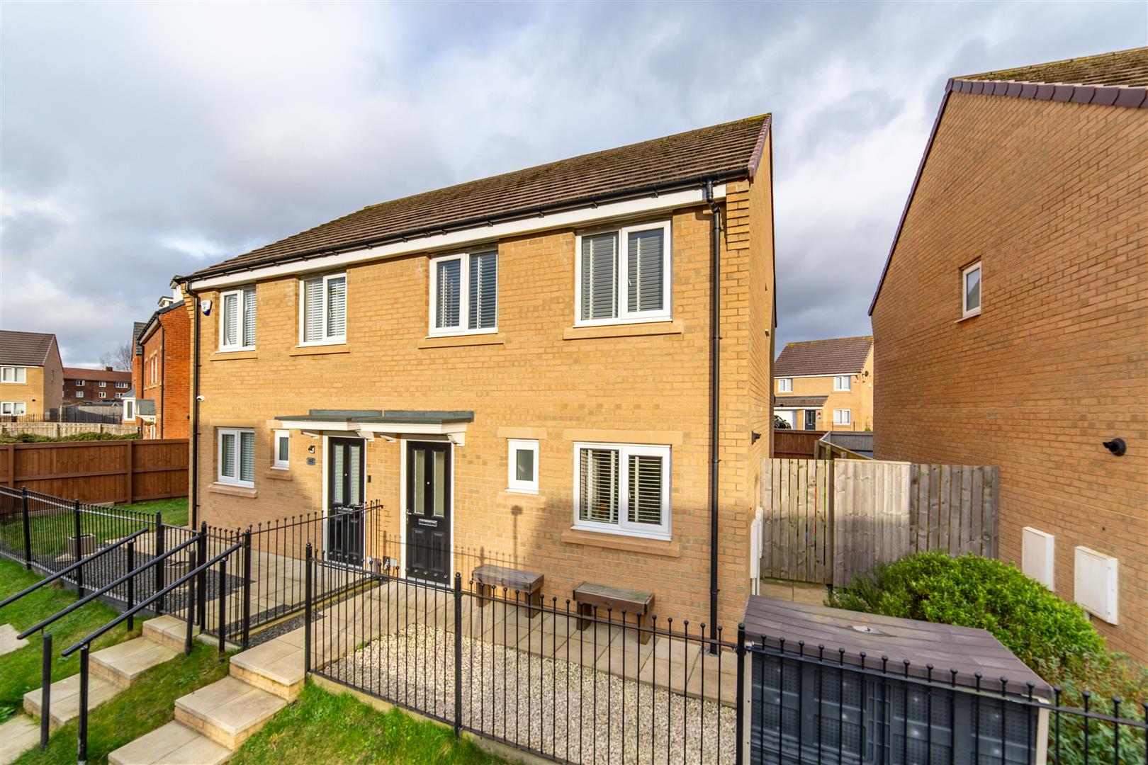 3 bed semi-detached house for sale in Lazonby Way, Newcastle Upon Tyne  - Property Image 1