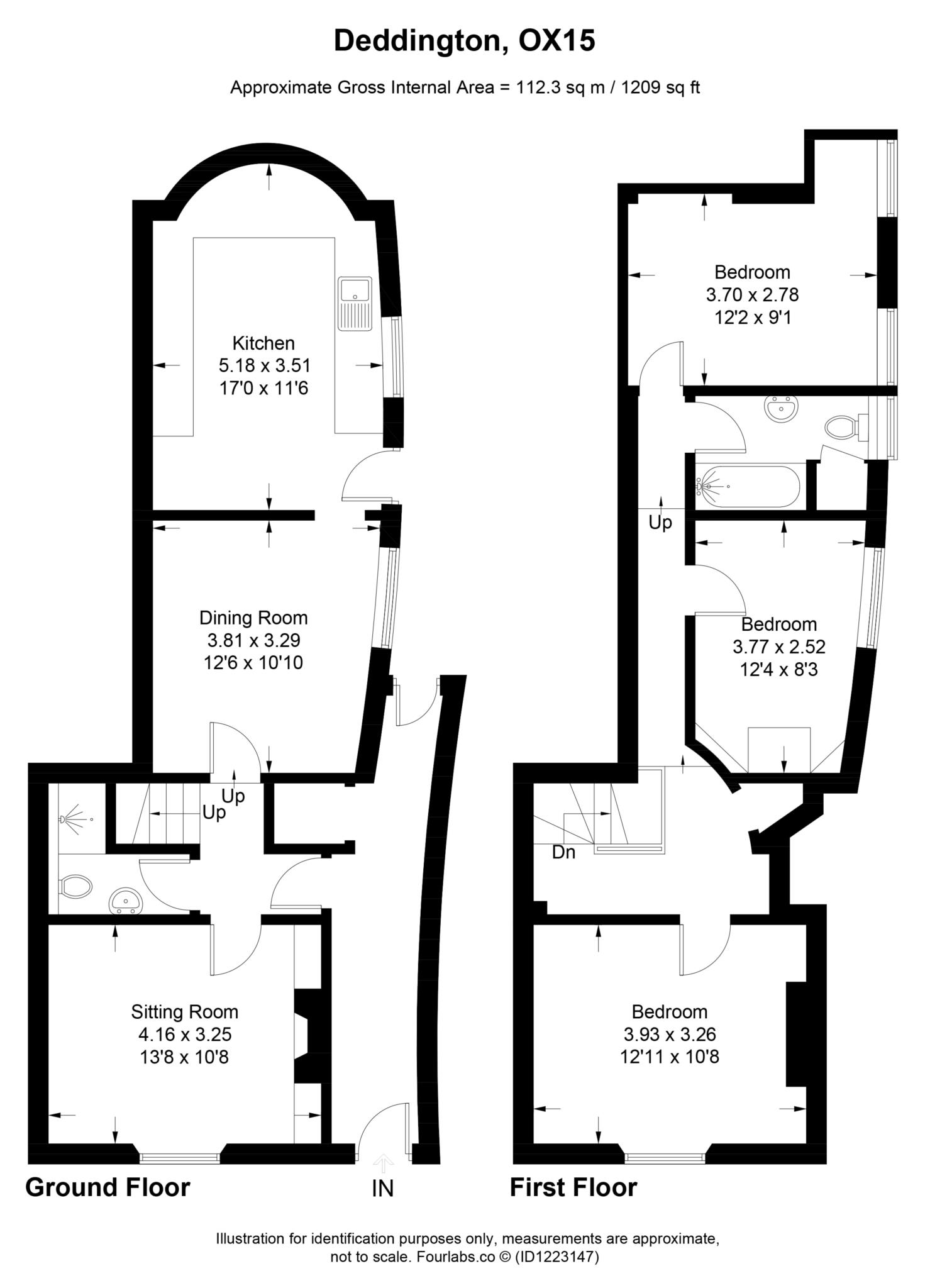 3 bed cottage to rent in Bull Ring, Banbury - Property Floorplan