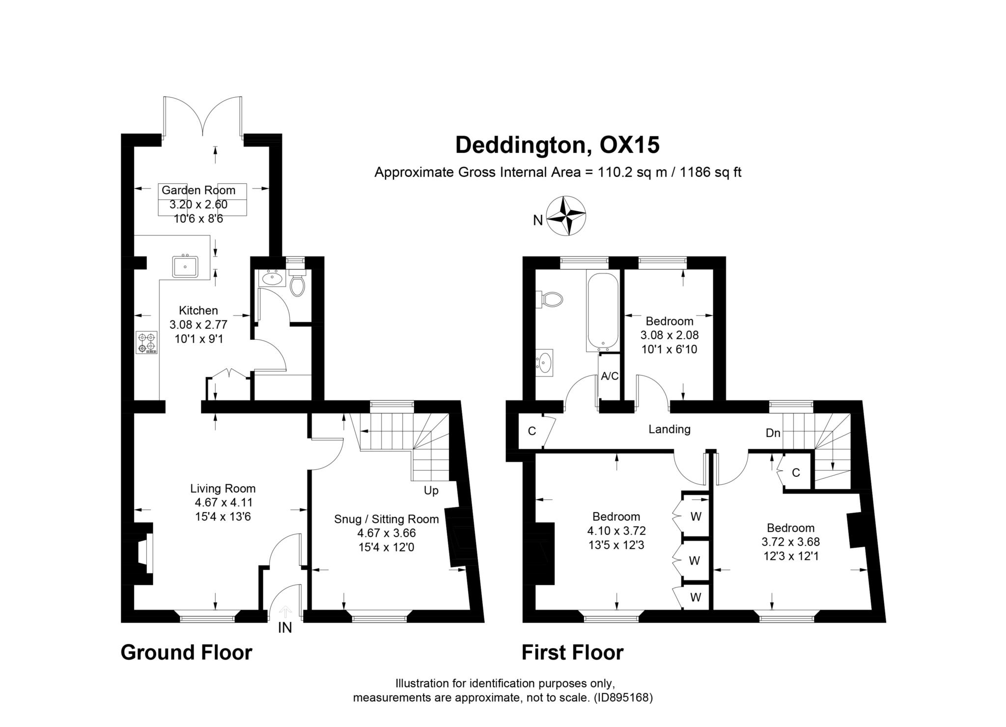 3 bed cottage to rent in St Thomas Street, Banbury - Property Floorplan