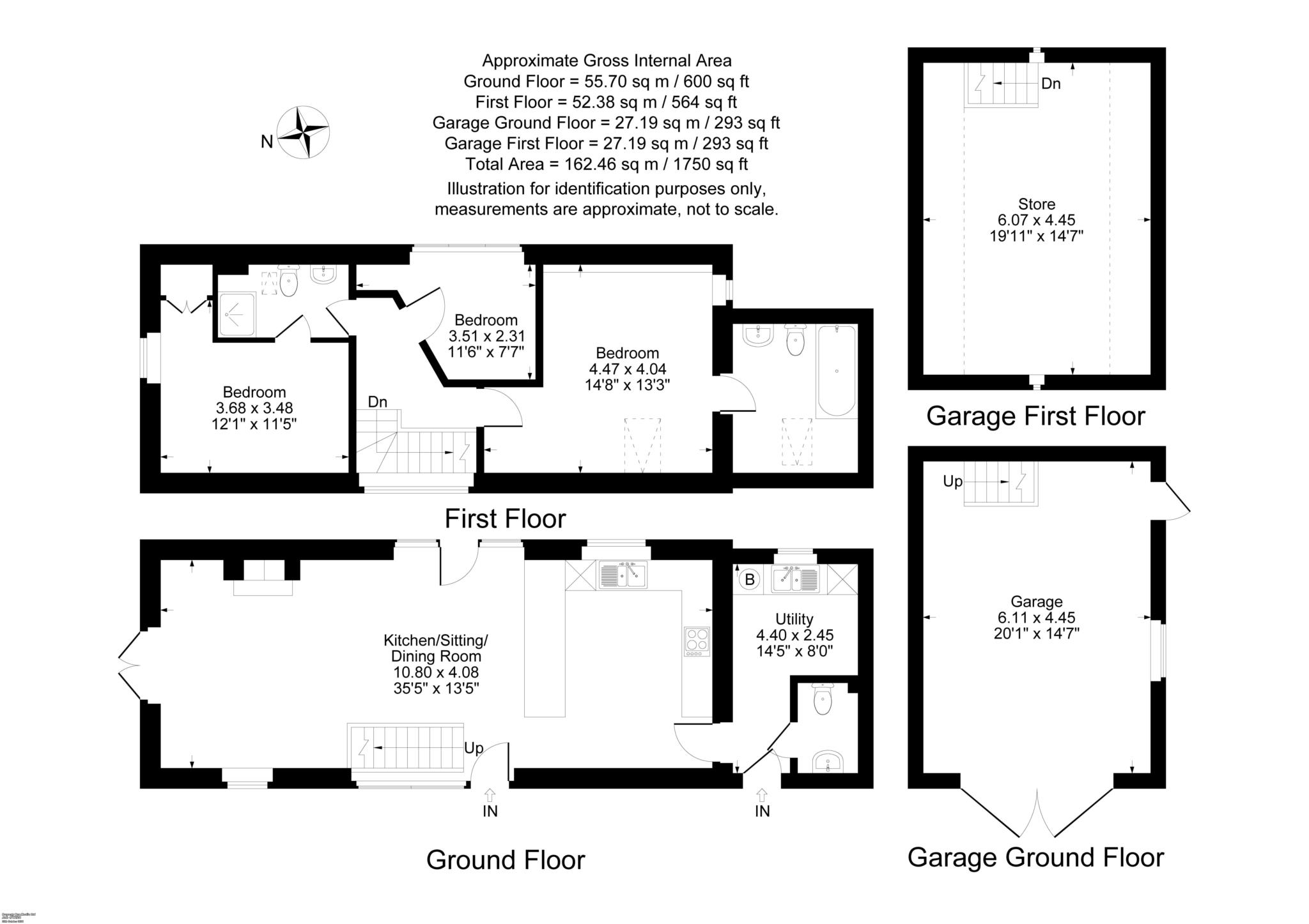 3 bed detached house to rent in Creampot Lane, Banbury - Property Floorplan