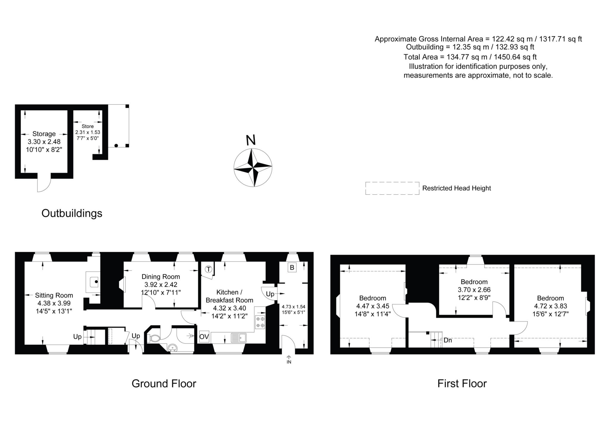 3 bed cottage to rent - Property Floorplan