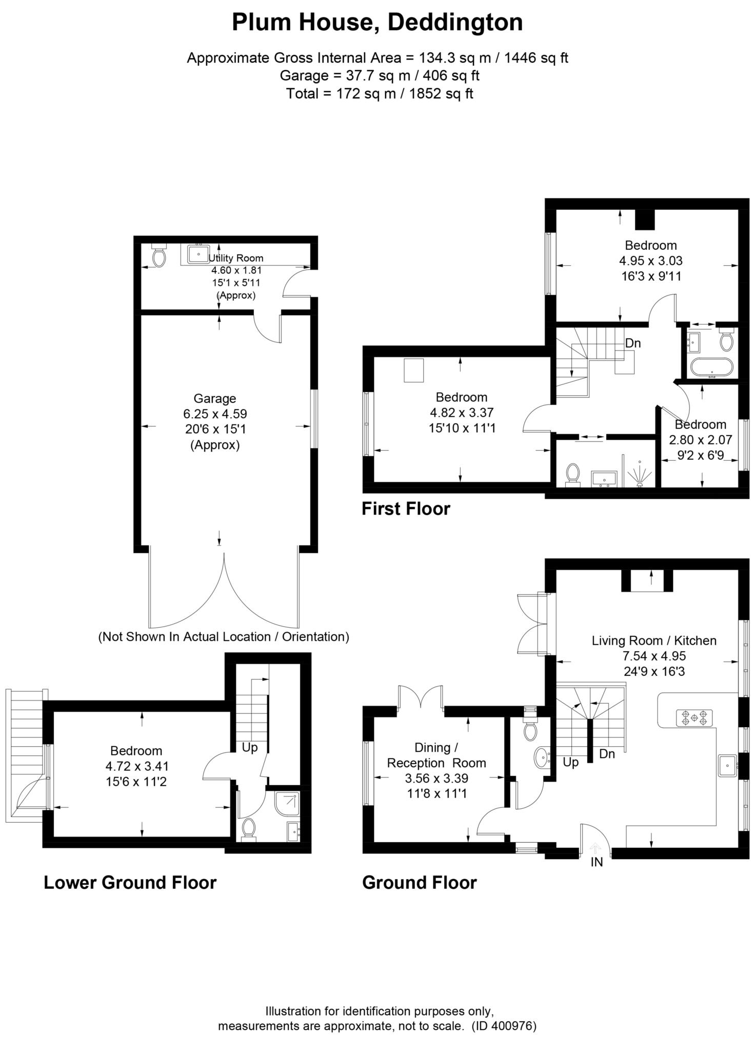 4 bed detached house to rent in Tays Gateway, Banbury - Property Floorplan