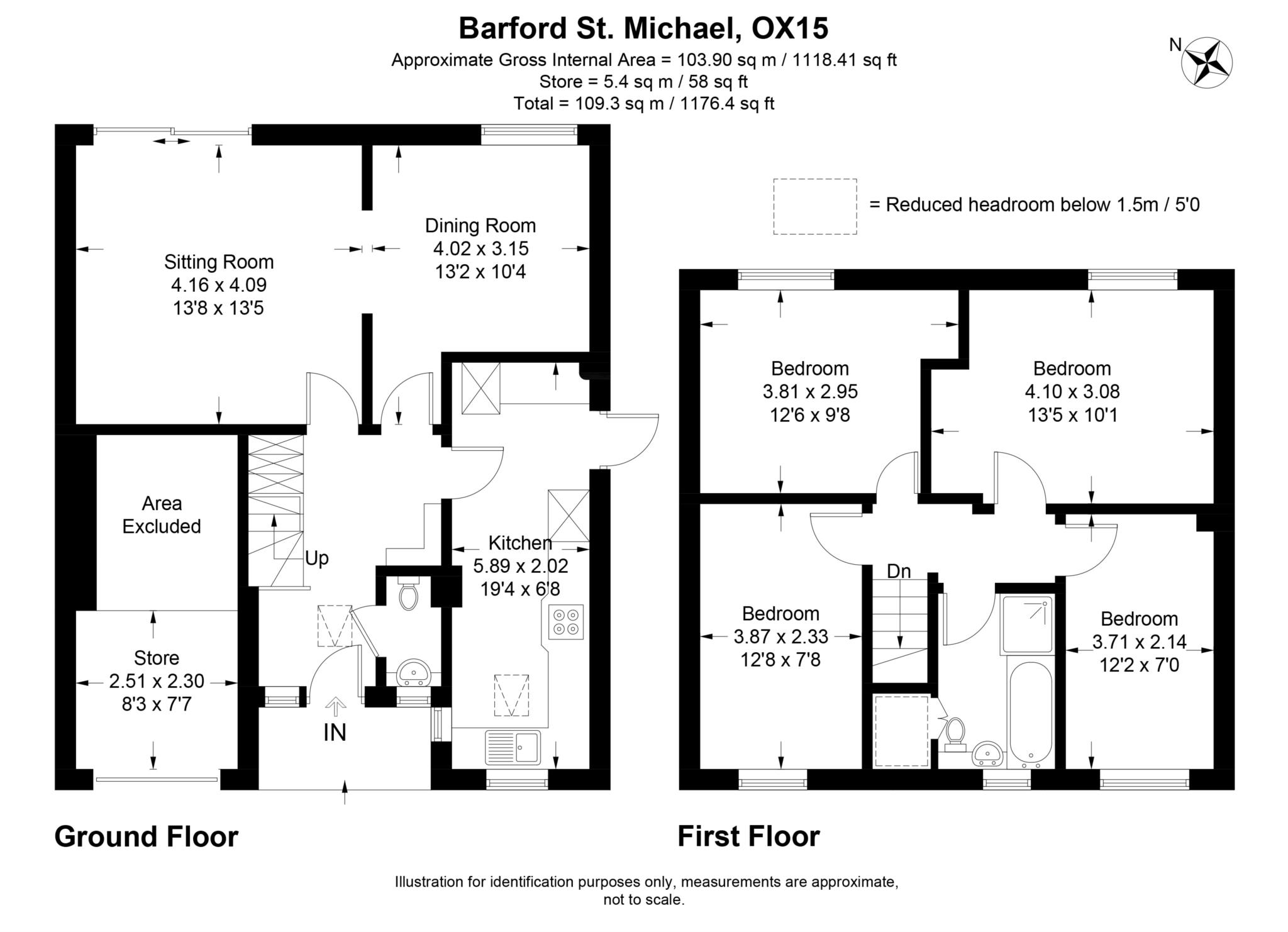4 bed detached house to rent in The Green, Banbury - Property Floorplan
