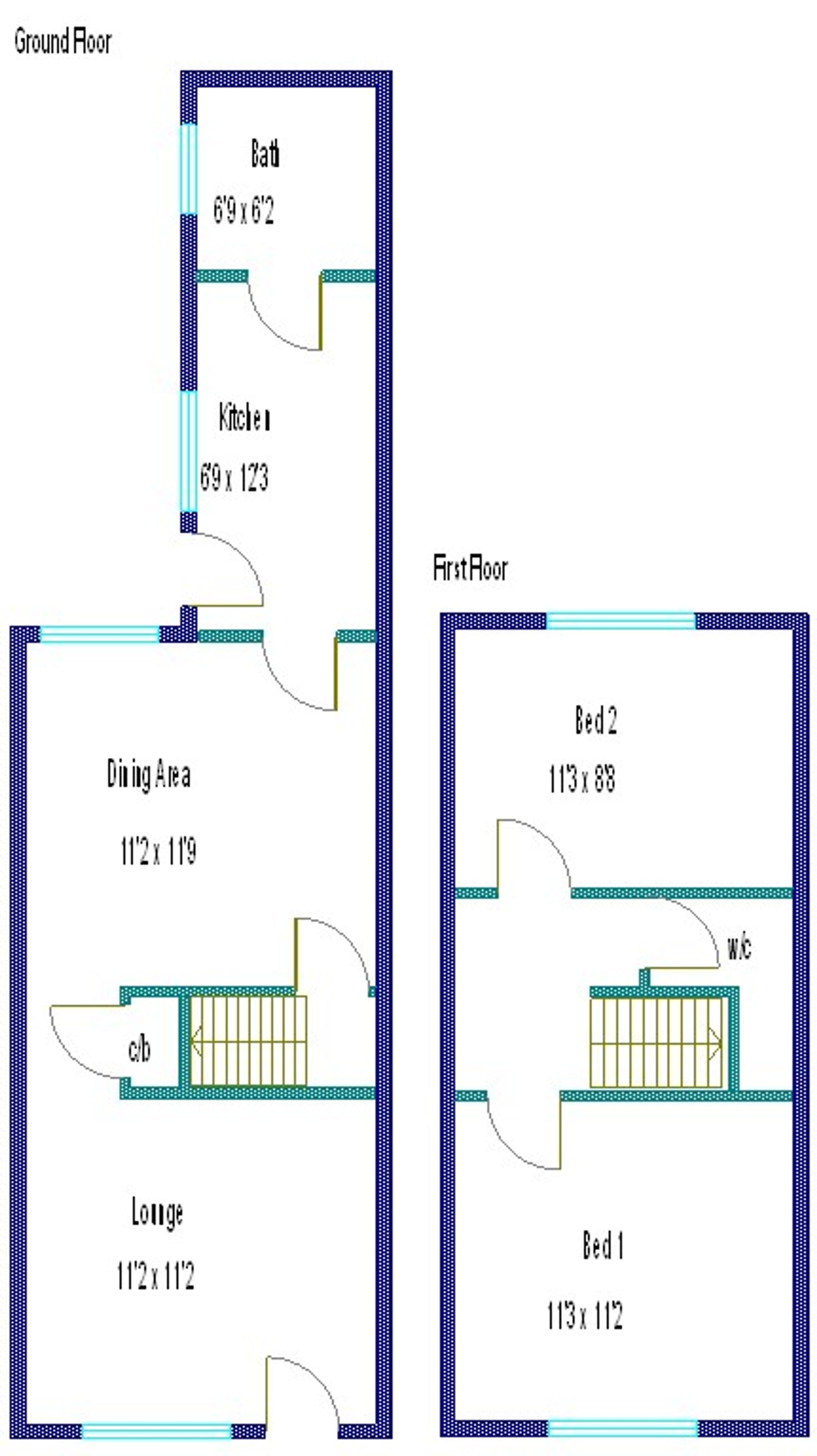 2 bed end of terrace house for sale in Shakleton Road, Earlsdon, Coventry, CV5 6HU - Property floorplan