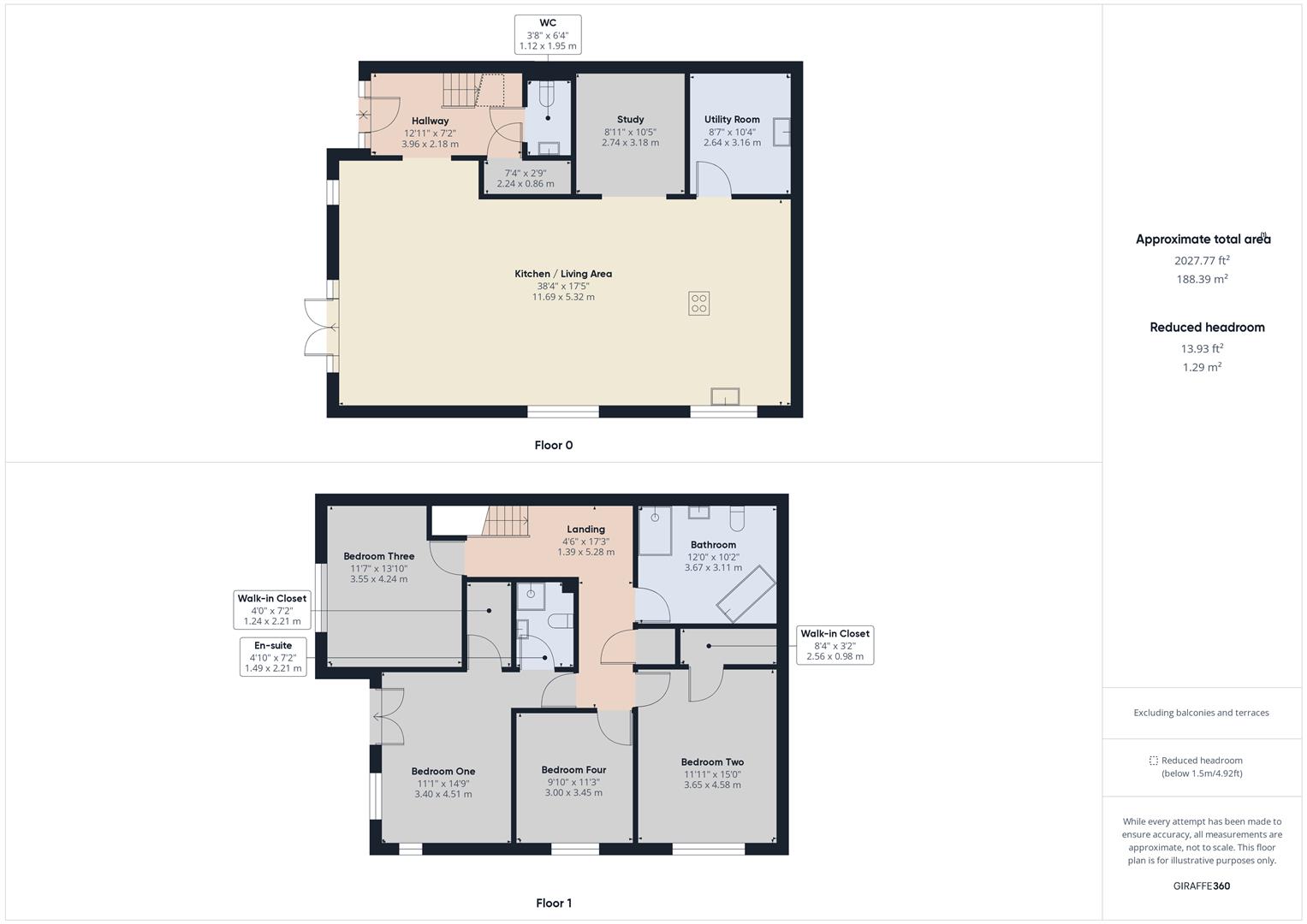 4 bed semi-detached house to rent, Boyton - Property floorplan