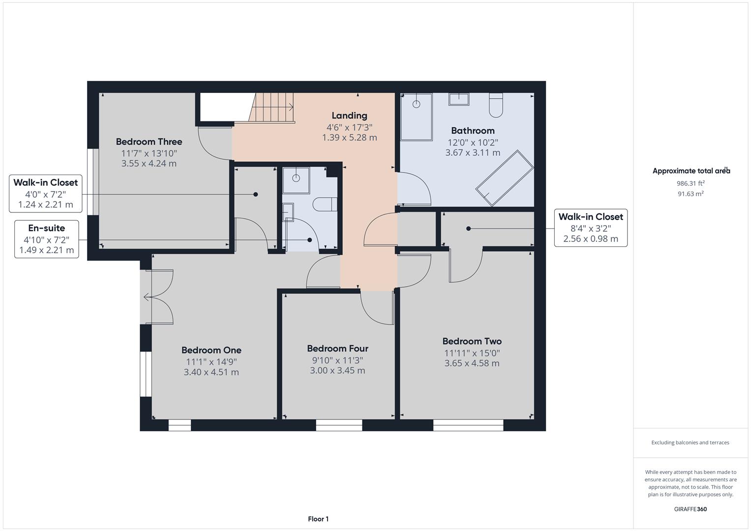 4 bed semi-detached house to rent, Boyton - Property floorplan