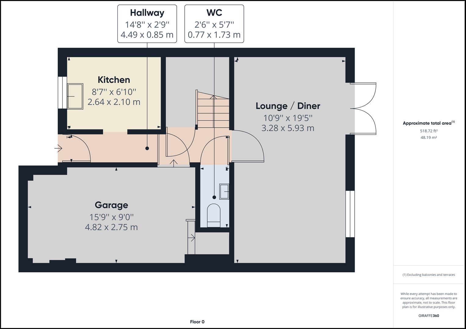 3 bed detached house to rent in Trelinnoe Gardens, Launceston - Property floorplan