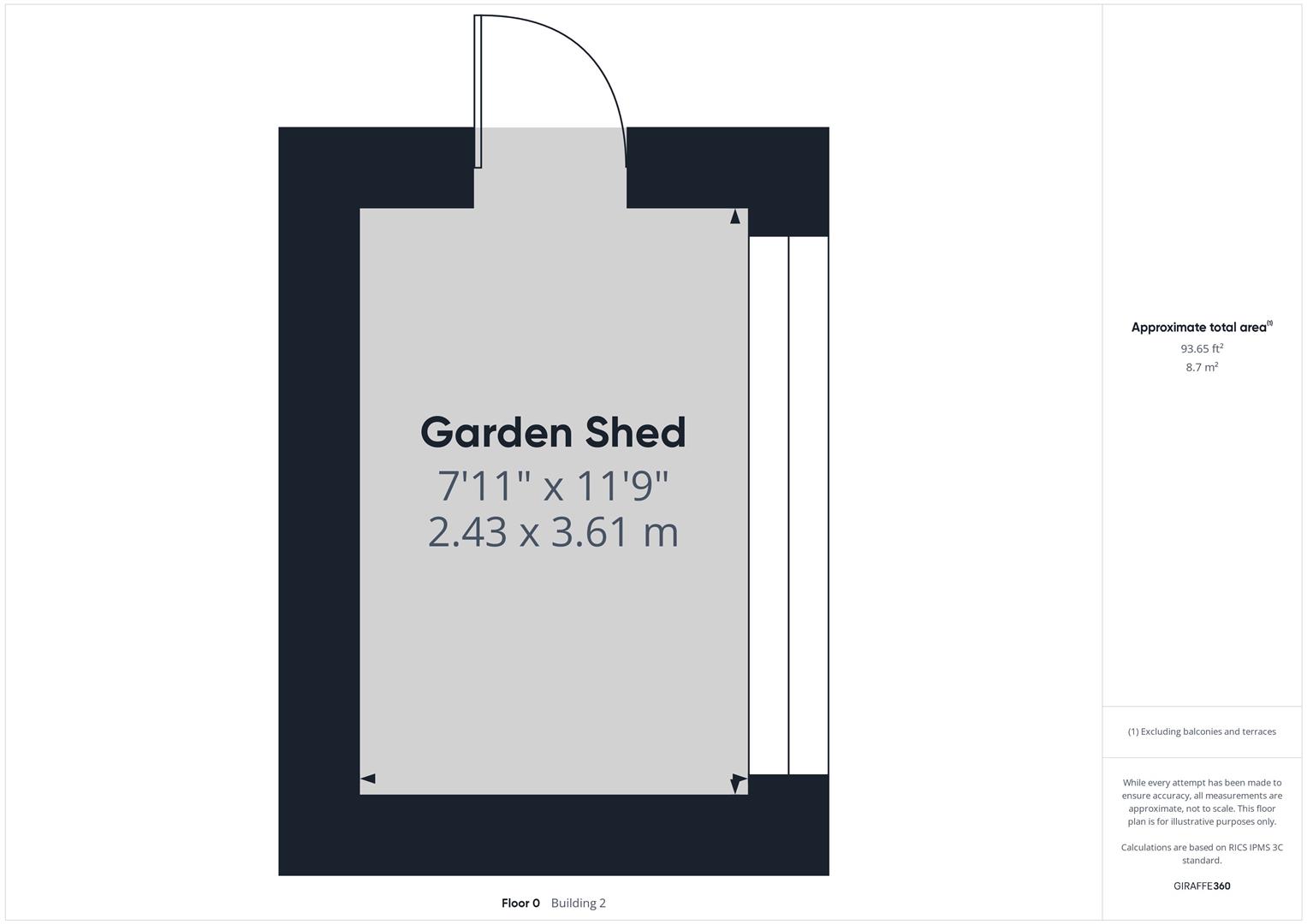 1 bed detached house to rent in Newquay Road, St Columb - Property floorplan