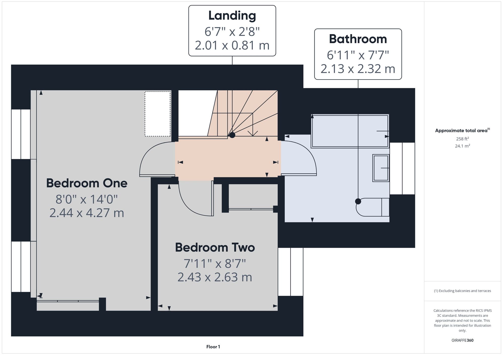 2 bed mid-terraced house to rent in High Street, Topsham, EX3 - Property floorplan