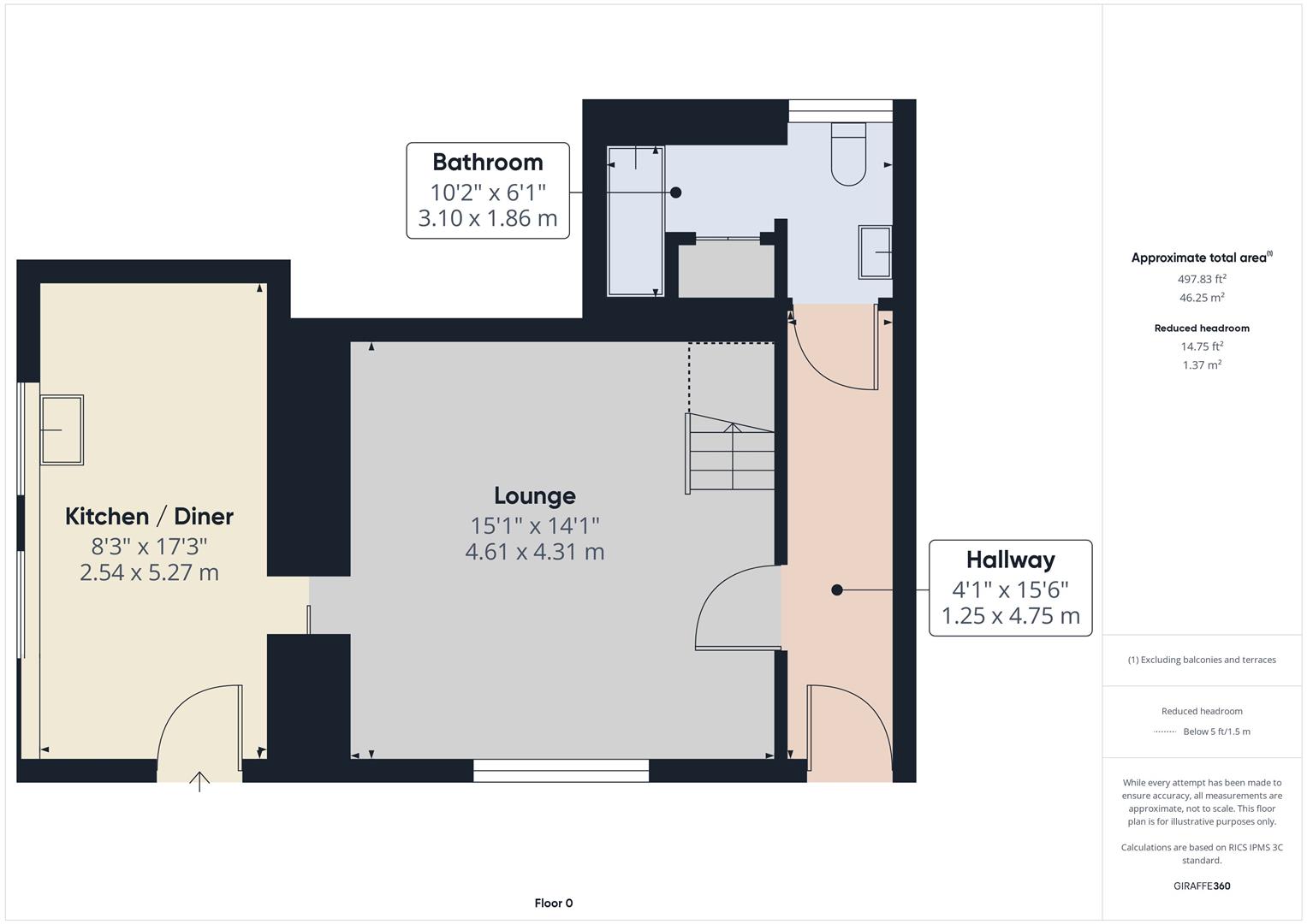 2 bed semi-detached house to rent in Lower Townlake Farm, Tavistock - Property floorplan