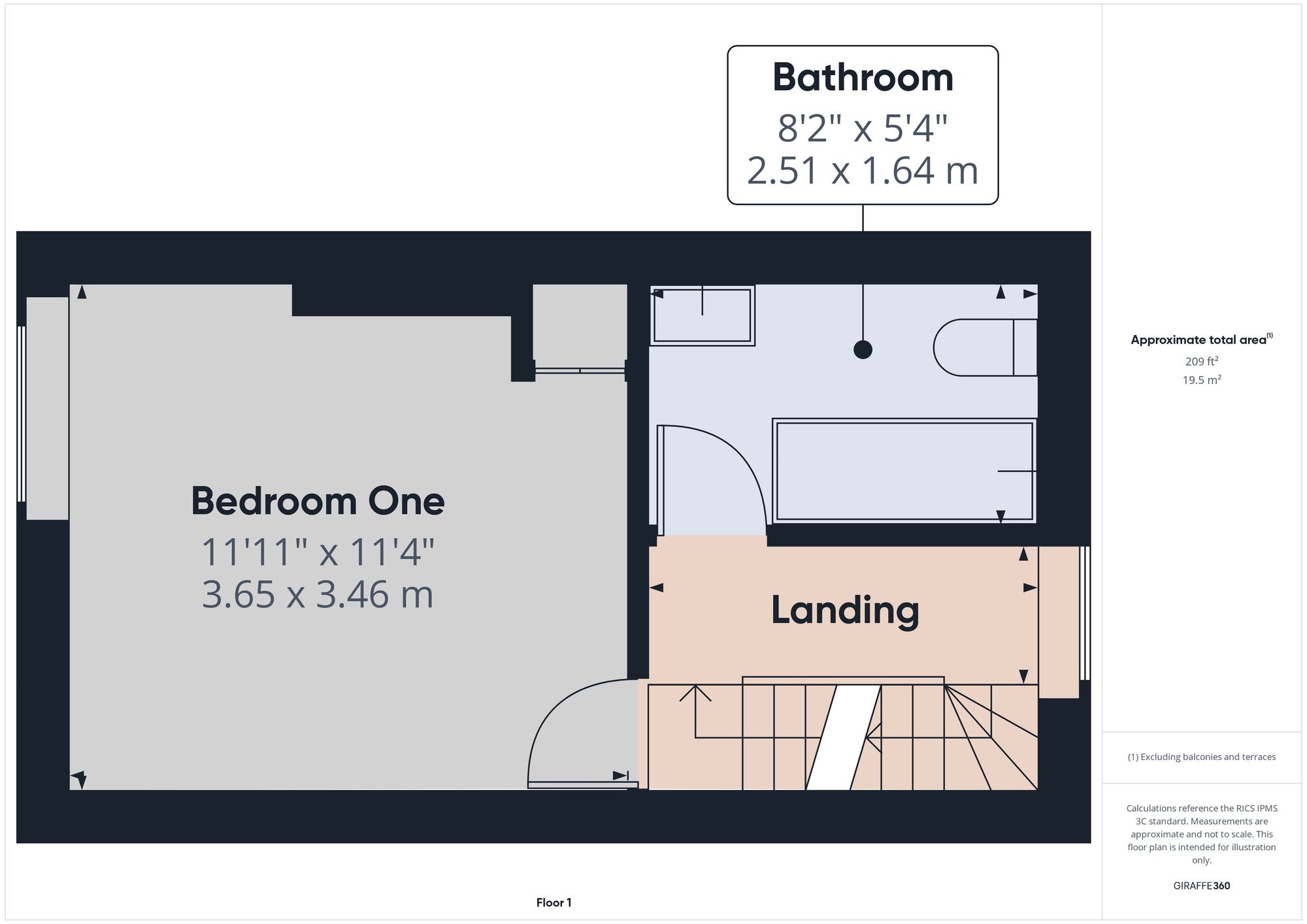 3 bed mid-terraced house to rent in St. Thomas Road, Launceston - Property floorplan
