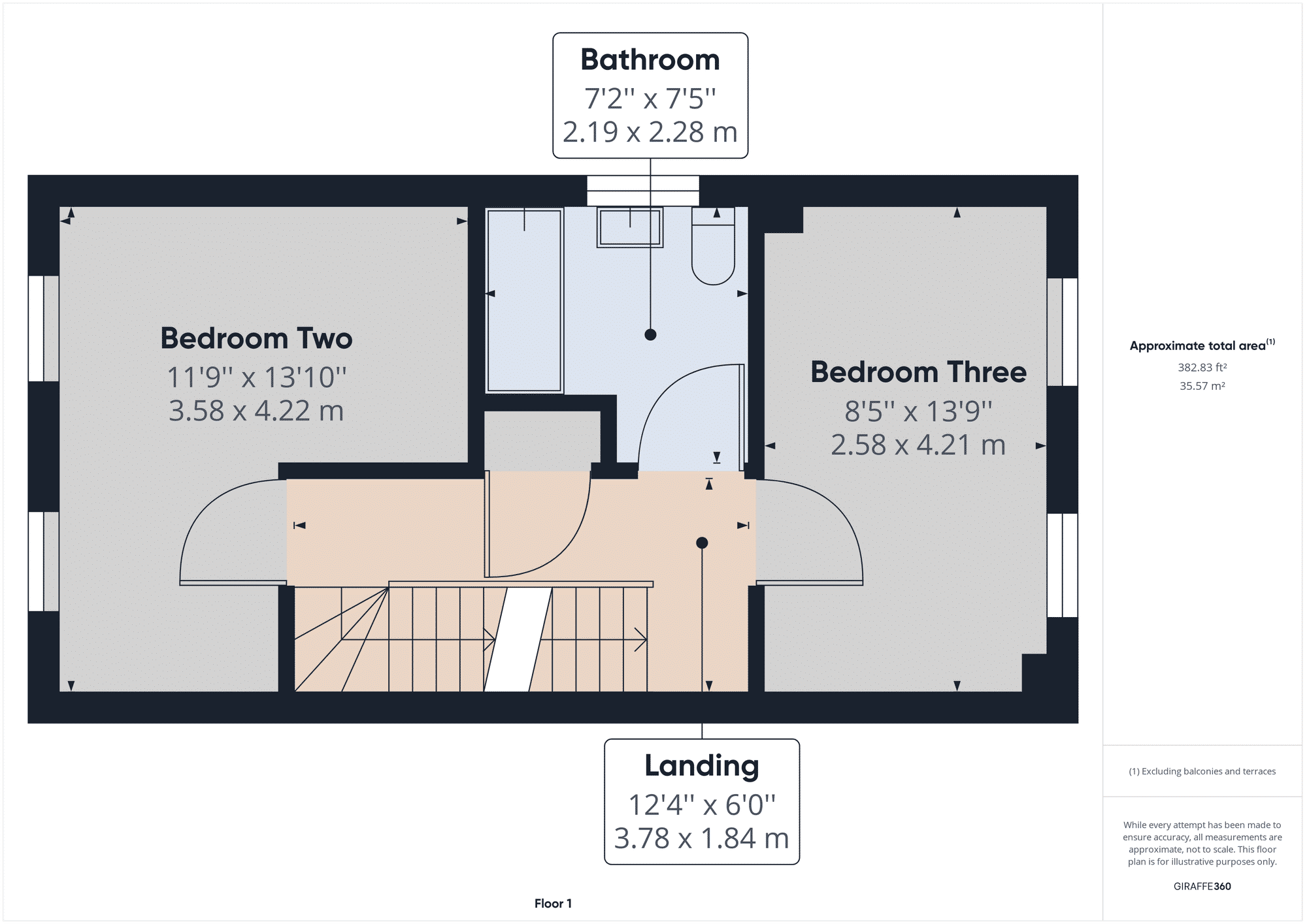 3 bed end of terrace house to rent in Reddicliffe Mews, Okehampton - Property floorplan